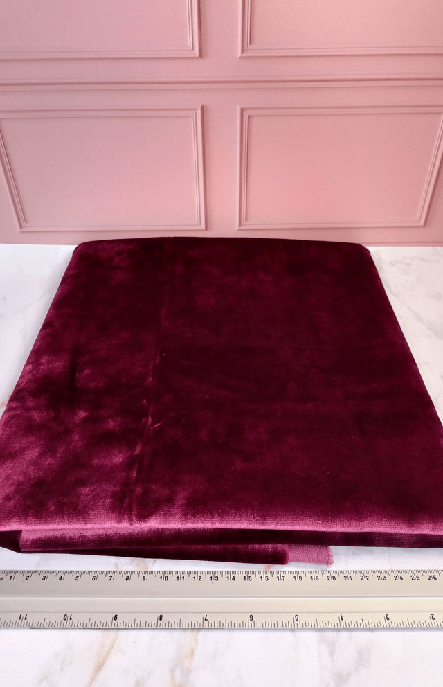 Velours bordeaux