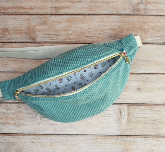 Banane adulte velours vert jade