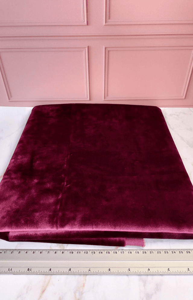 Velours bordeaux